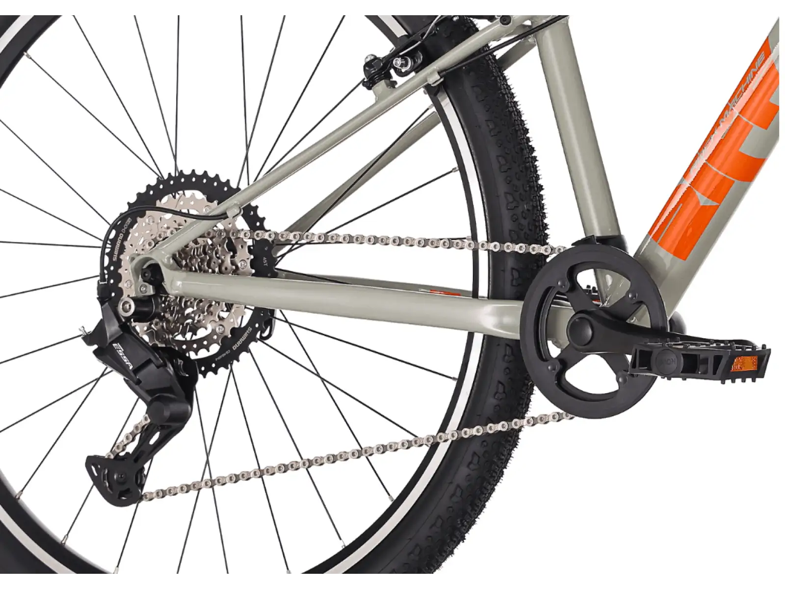 Rock Machine RIFF JR 27 detský bicykel Gloss Limerock Grey