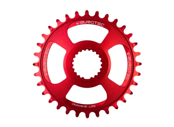 Burgtec Thick Thin DM Shimano prevodník 32 zubov červená