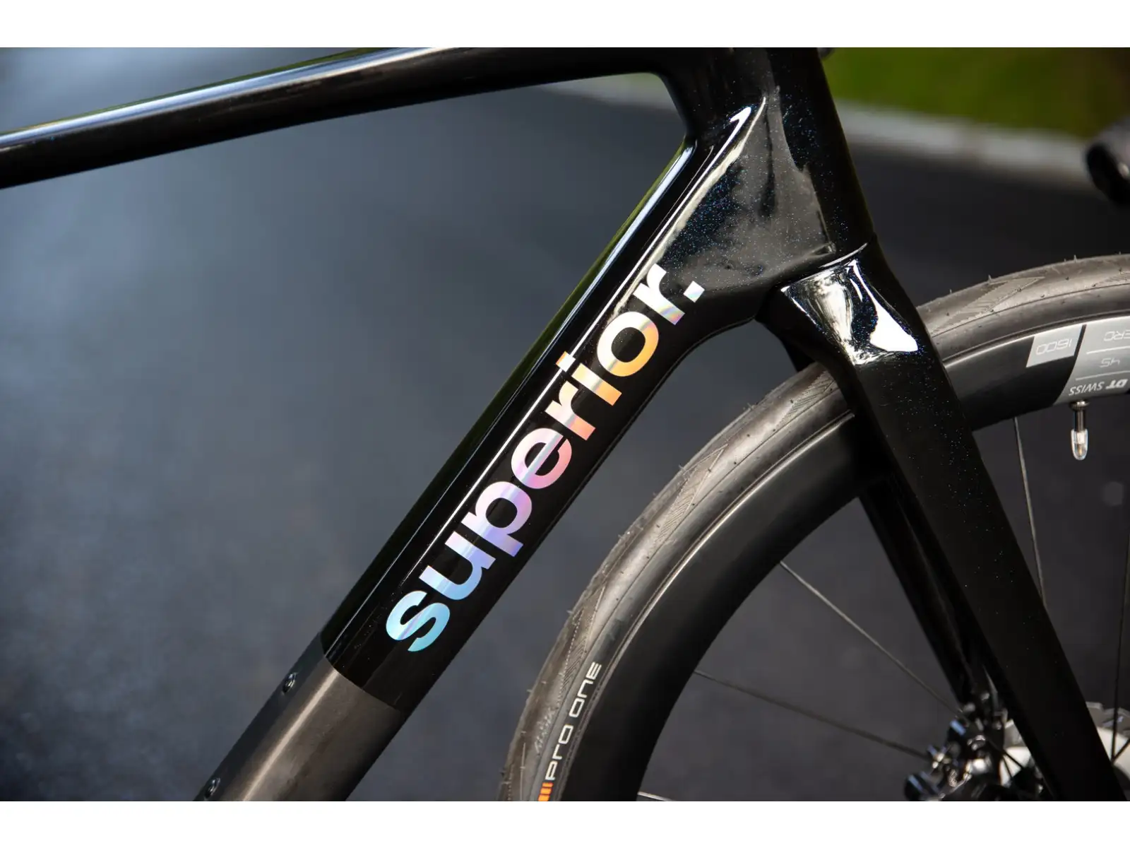 Superior XR 9.7 GF cestný bicykel Gloss Rainbow Black / Carbon