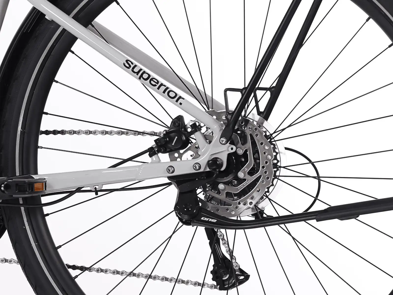 Superior Blox 6.2 T mestský bicykel Gloss Grey