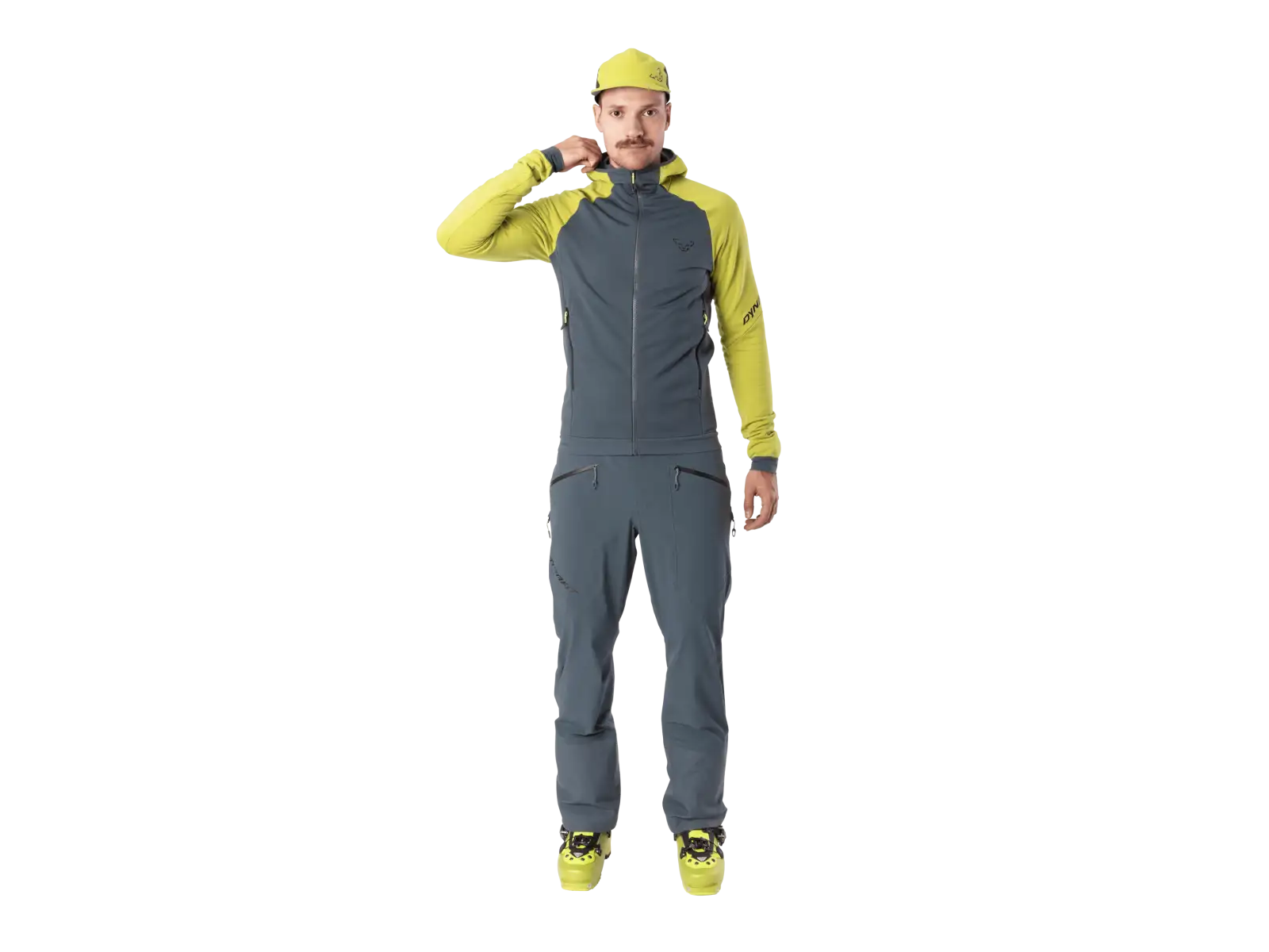 Dynafit Radical Polartec Hooded pánska bunda Golden Lime/0720