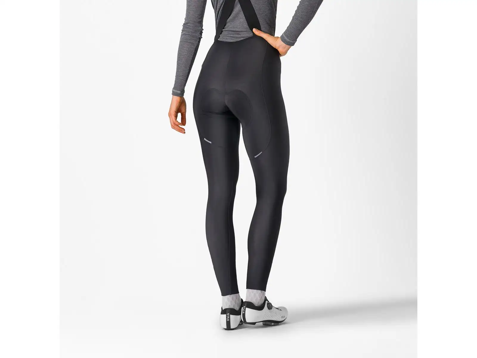 Castelli Espresso Bibtight dámske nohavice s laclom a vložkou Black