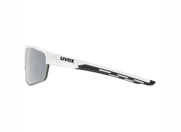 Uvex Axos Set okuliare White Matt/Mirror Silver