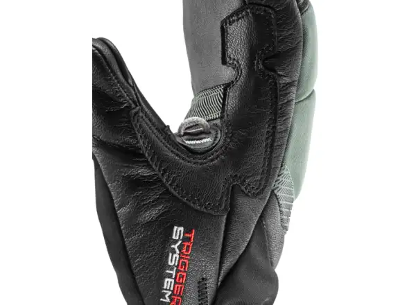 Leki Griffin Base 3D Women Mitt dámske palčiaky Black-Dusty Green