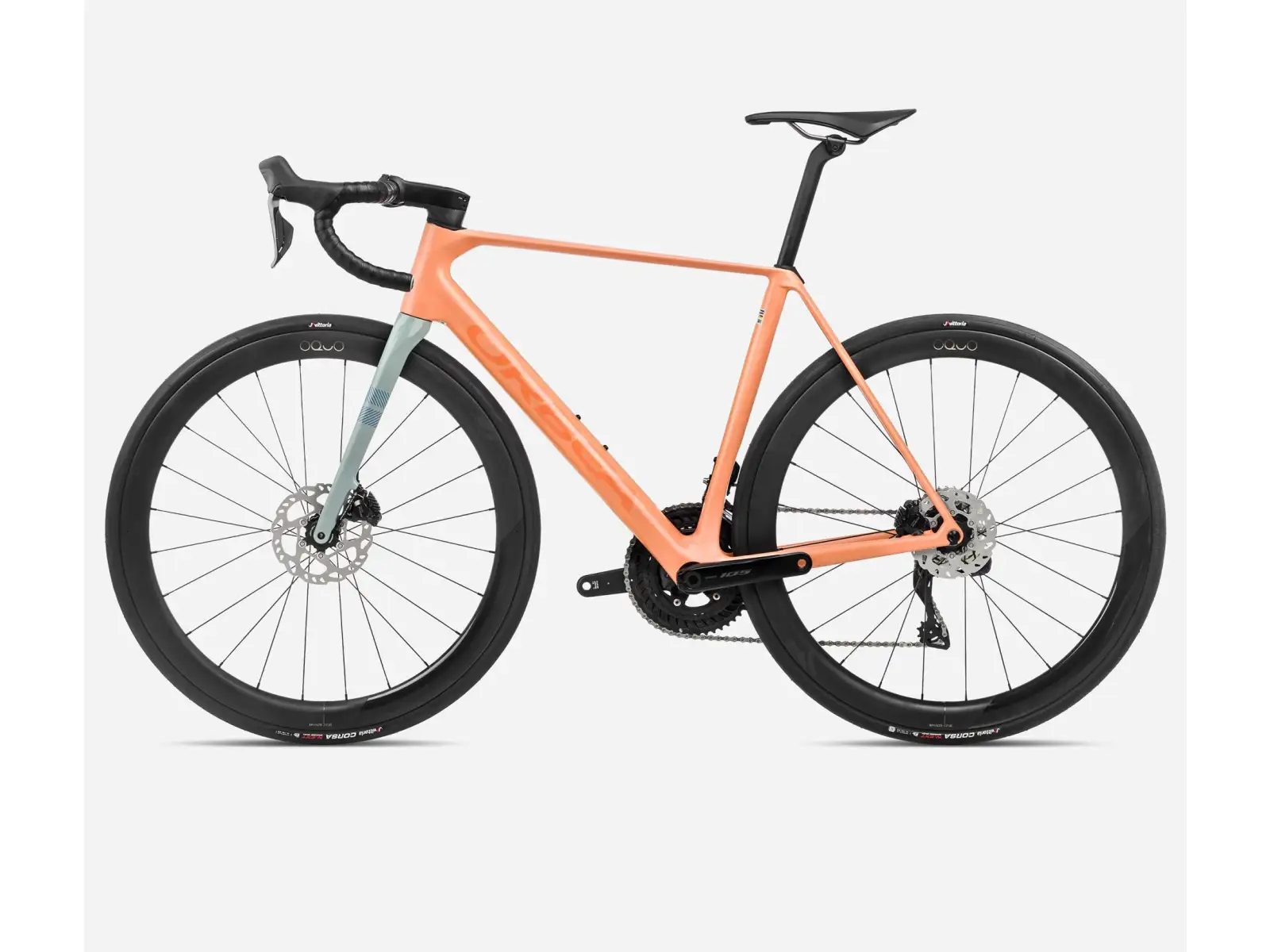 Cestný bicykel Orbea Orca M30iLTD PWR Orange Cloud/Stone Blue