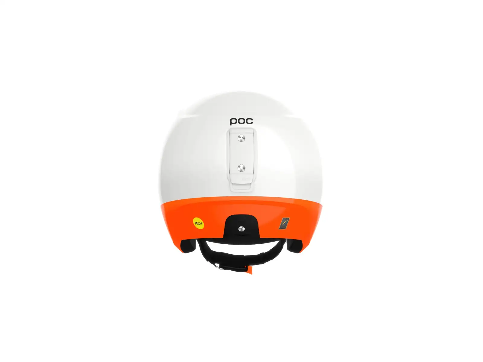 POC Skull Dura X MIPS lyžiarska prilba Hydrogen White/Fluorescent Orange