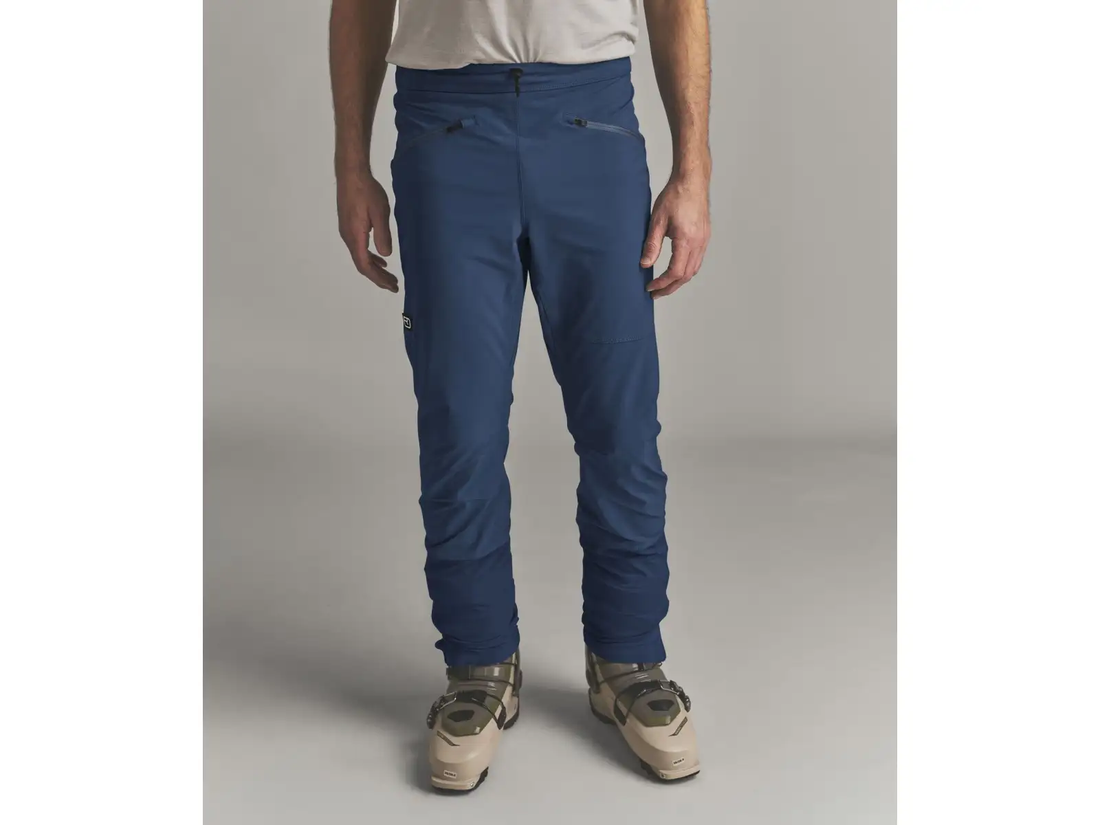Ortovox Venet Softshell Pants pánske softshellové nohavice Blue Nunatak