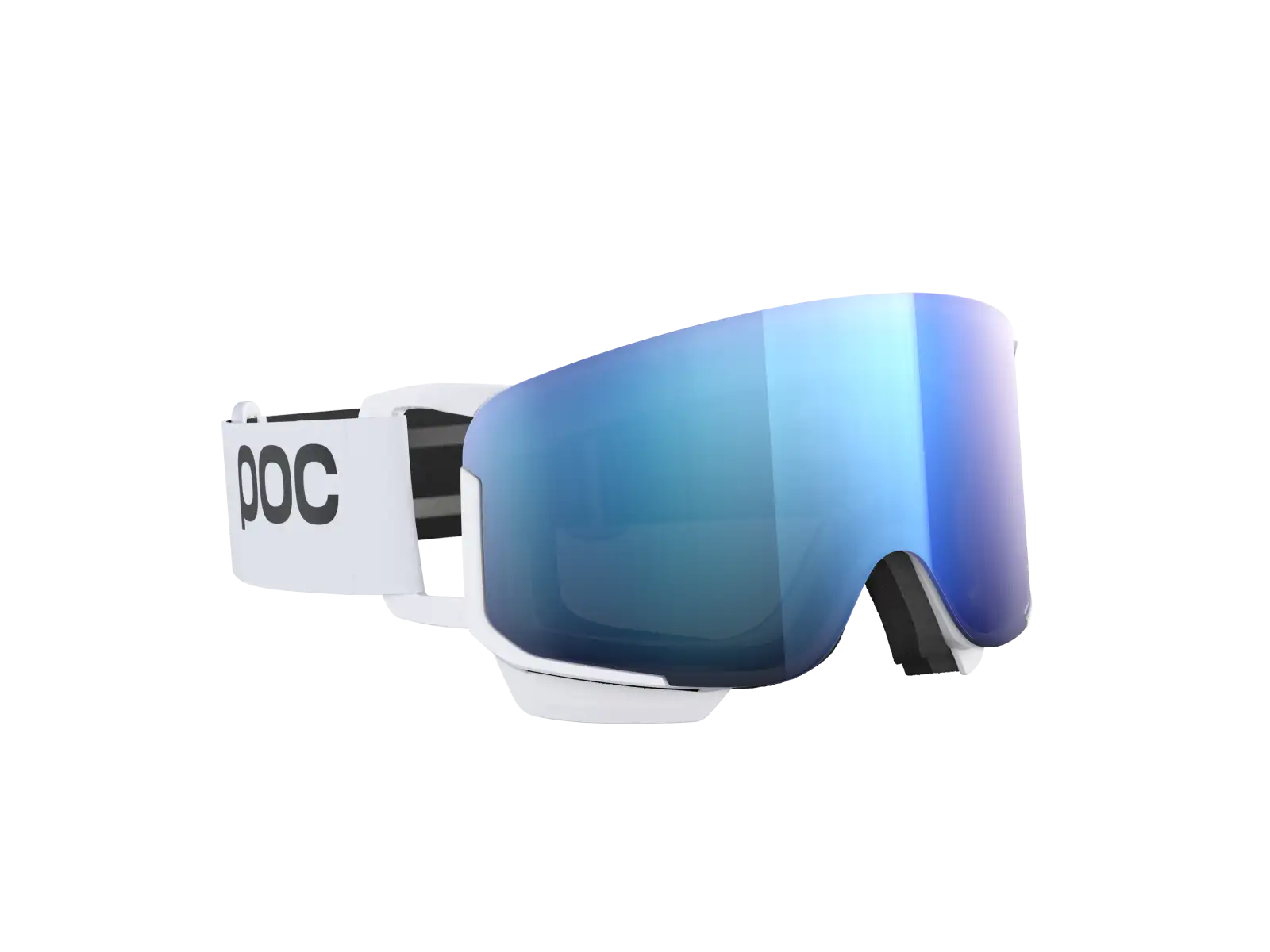POC Nexal Mid lyžiarske okuliare Hydrogen White/Partly Sunny Blue