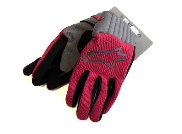 Alpinestars A-Dura detské rukavice Red Fluo
