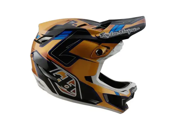 Troy Lee Designs D4 Composite integrálna prilba Royalty Black/Gold