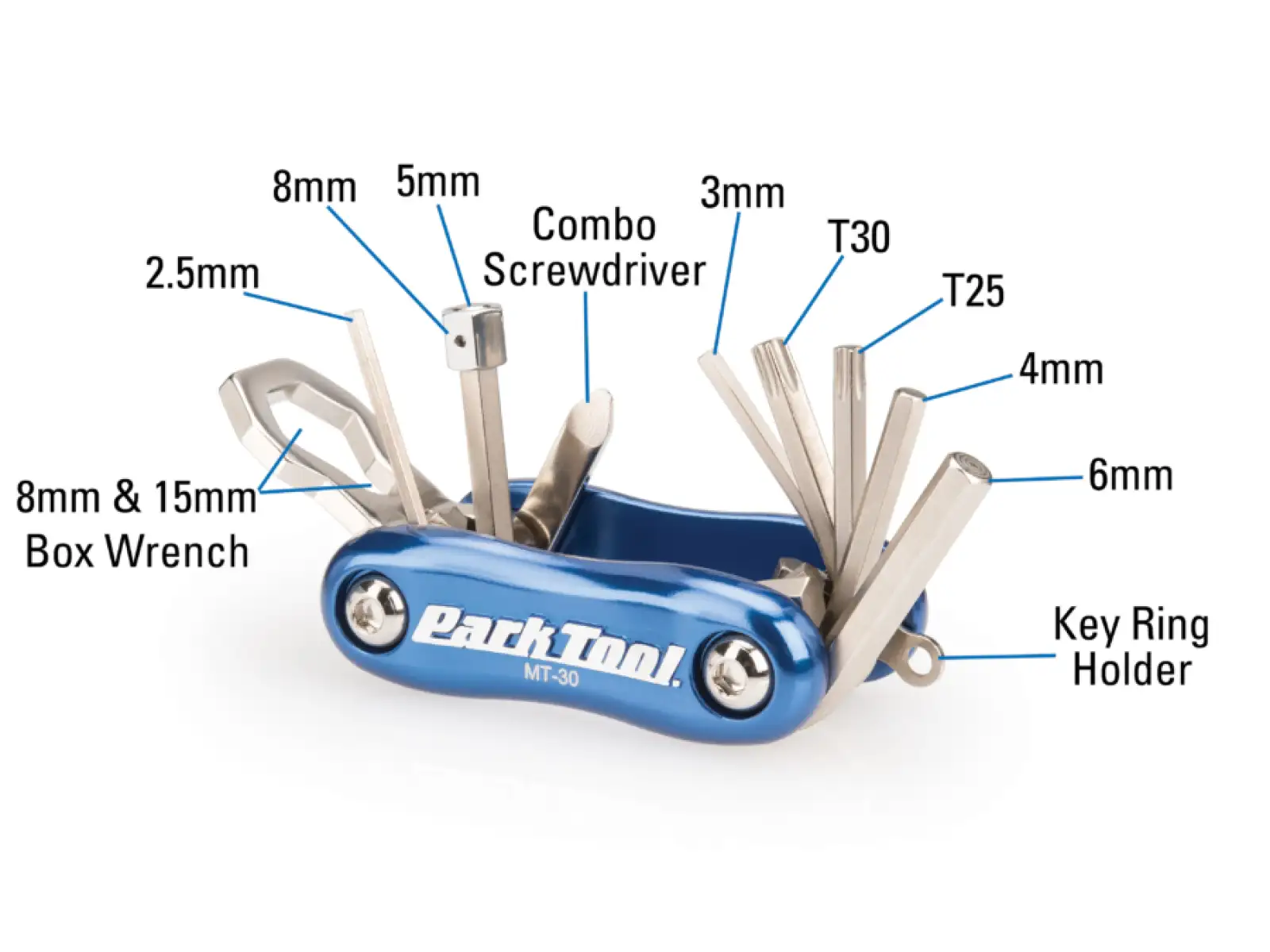 Multifunkčný kľúč Park Tool MT-30