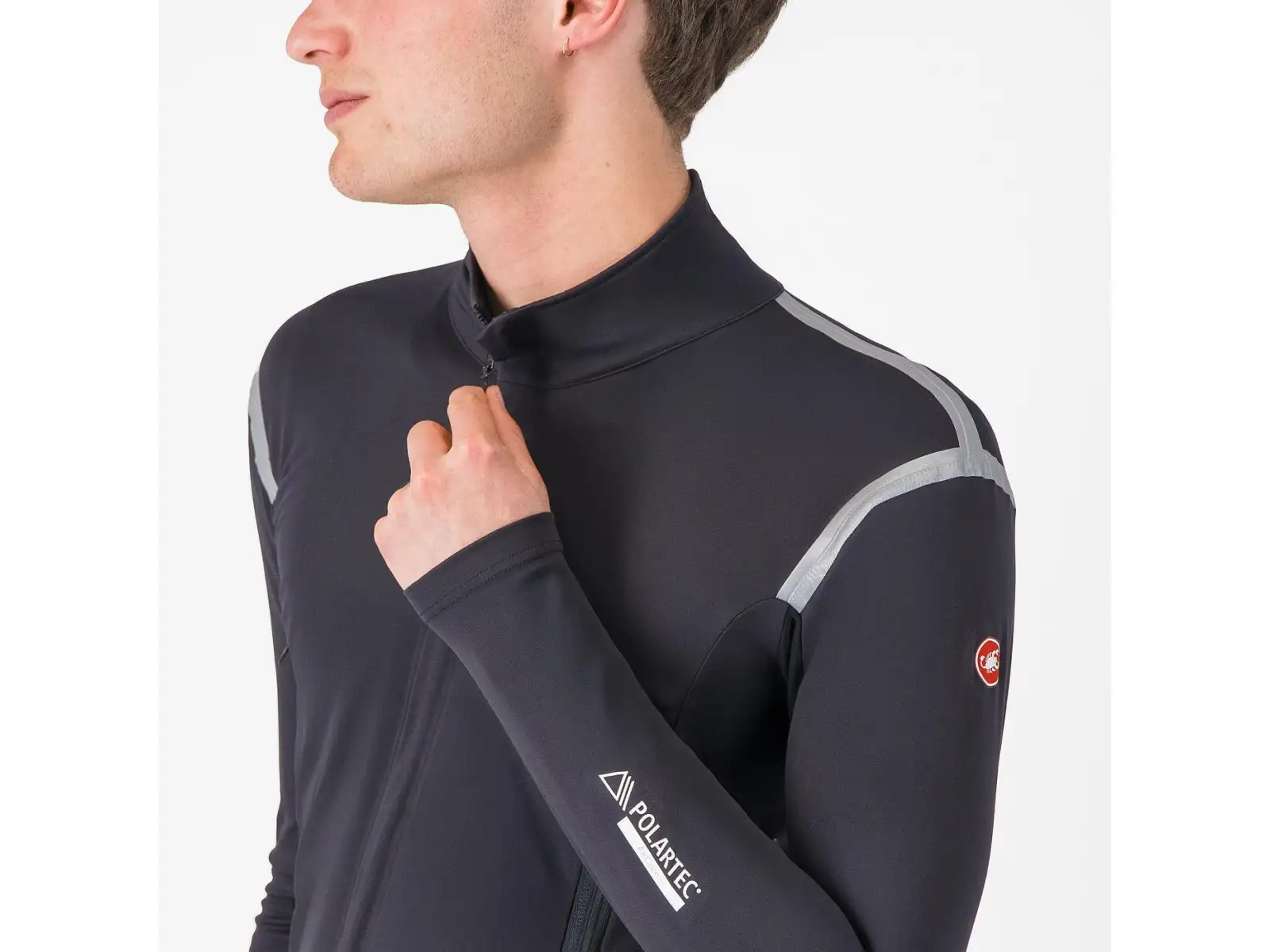 Castelli Perfetto RoS 3 Jacket pánska bunda Light Black/Silver Reflex