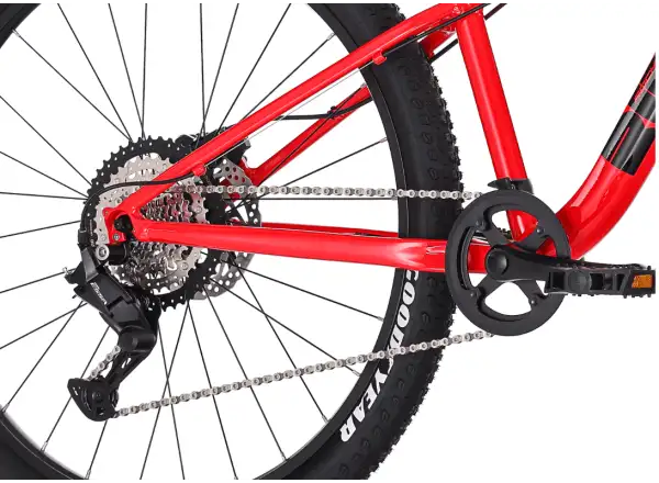 Rock Machine RIFF Tr 27 detský bicykel Gloss Fire Red