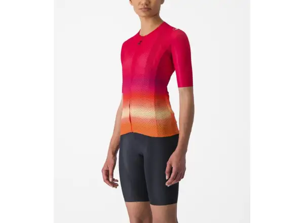 Castelli Climbers 4.0 dámsky dres krátky rukáv Hibiscus