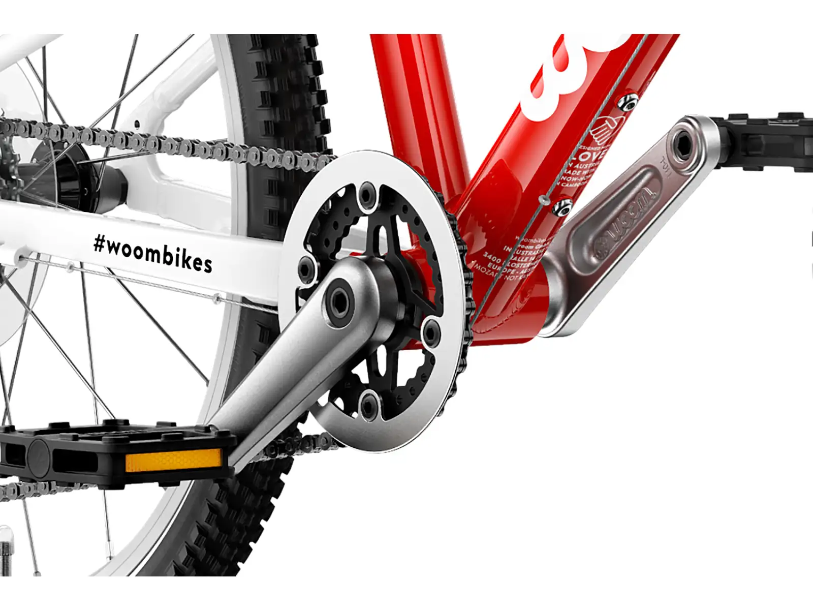 Woom 6 Red 26 detský bicykel