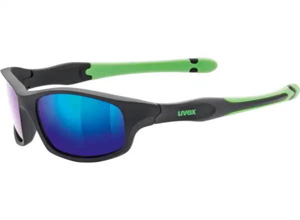 Detské slnečné okuliare Uvex Sportstyle 507 black mat green