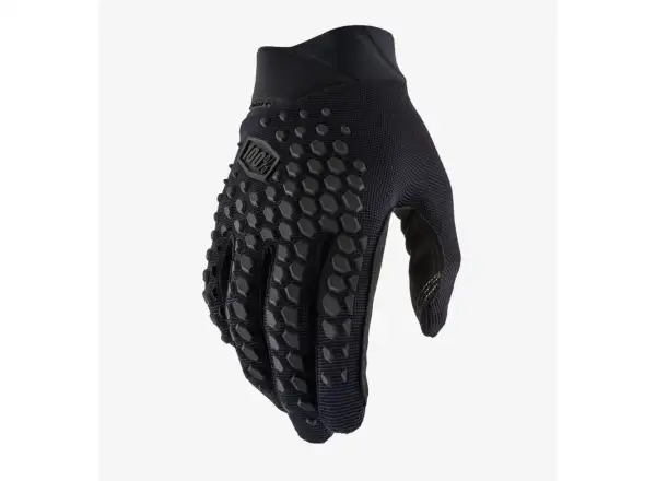 100% Geomatic Pánske rukavice Black/Charcoal