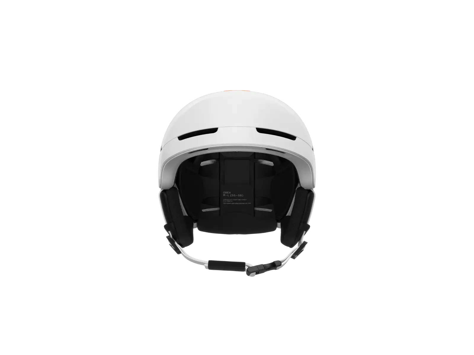POC Obex Connect lyžiarska prilba Hydrogen White/Fluorescent Orange AVIP