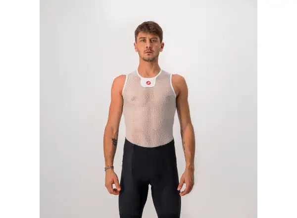 Castelli Core Mesh 3 pánske funkčné tričko bez rukávov white