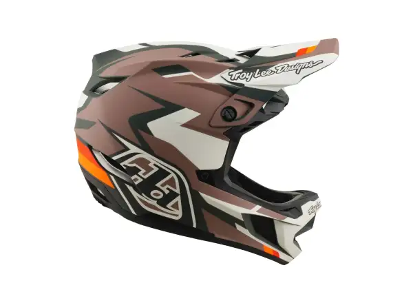 Troy Lee Designs D4 Polyacrylite MIPS prilba Roamer Clay