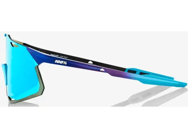 100% Hypercraft okuliare Matte Metallic Into the Fade/Blue Topaz Multilayer Mirror
