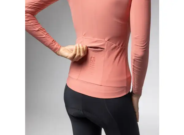 Alé R-EV1 Warm Race 2.0 dámsky zateplený dres dlhý rukáv Baroque Rose