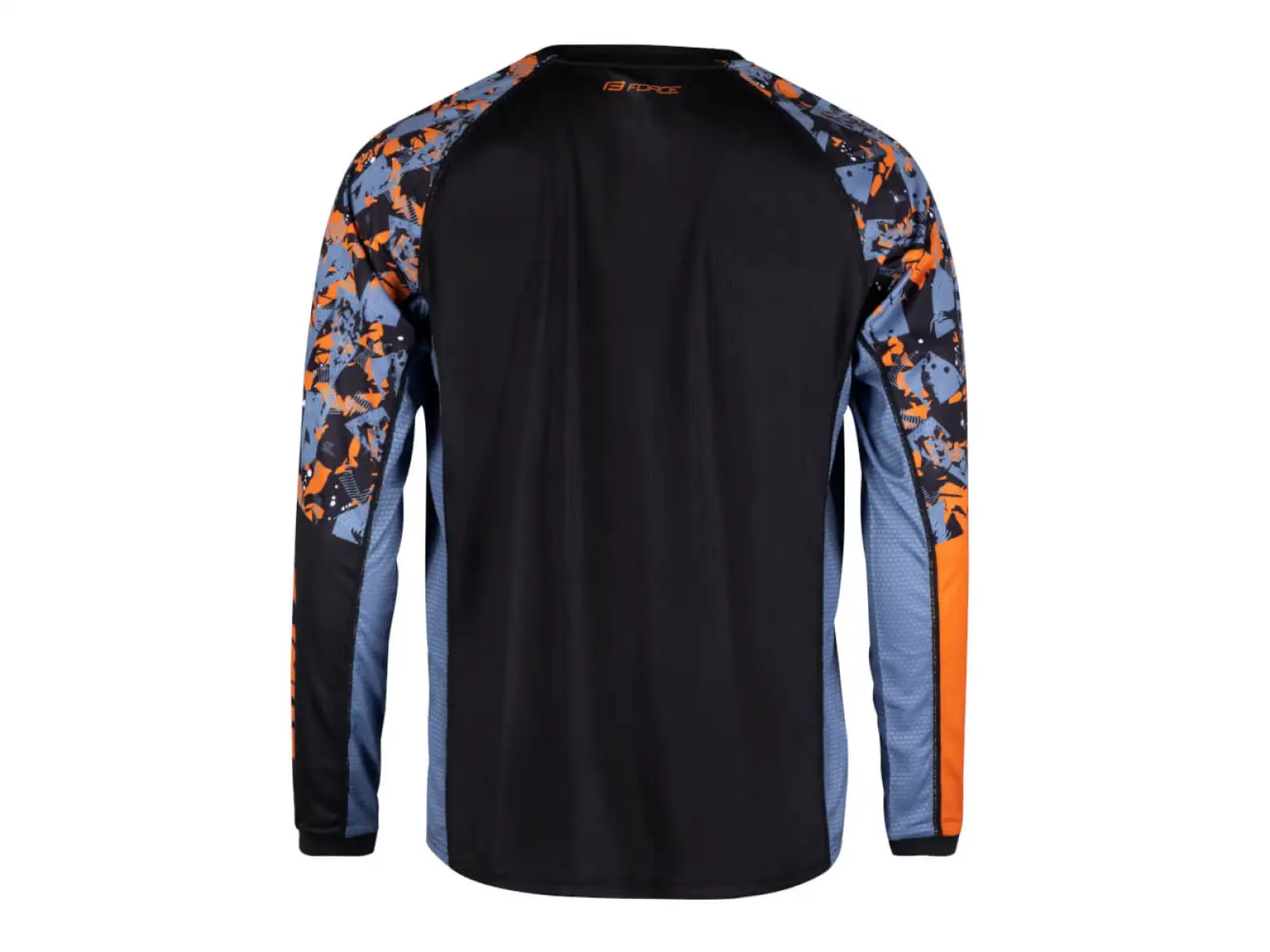 Force Reckless unisex dres dlhý rukáv čierna/oranžová