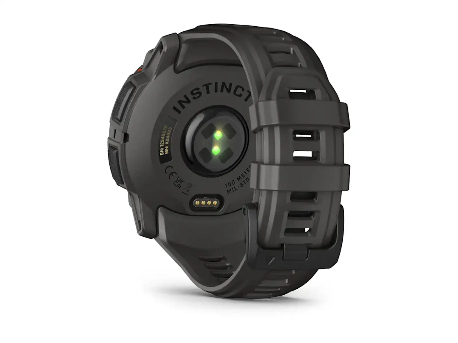 Garmin Instinct 3 Solar 50 mm inteligentné hodinky Black/Charcoal remienok