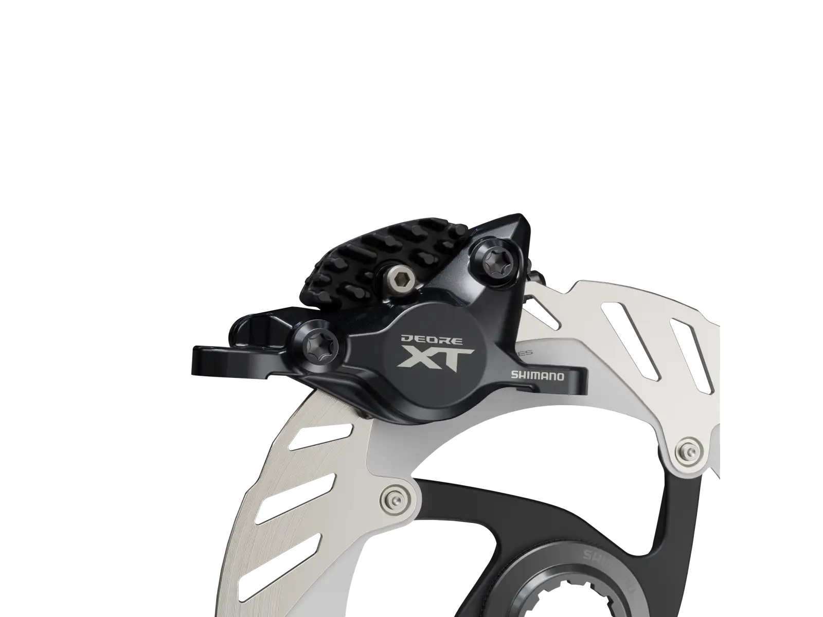 Shimano Deore XT BR-M8200 brzdový strmeň - kovové doštičky s chladičom