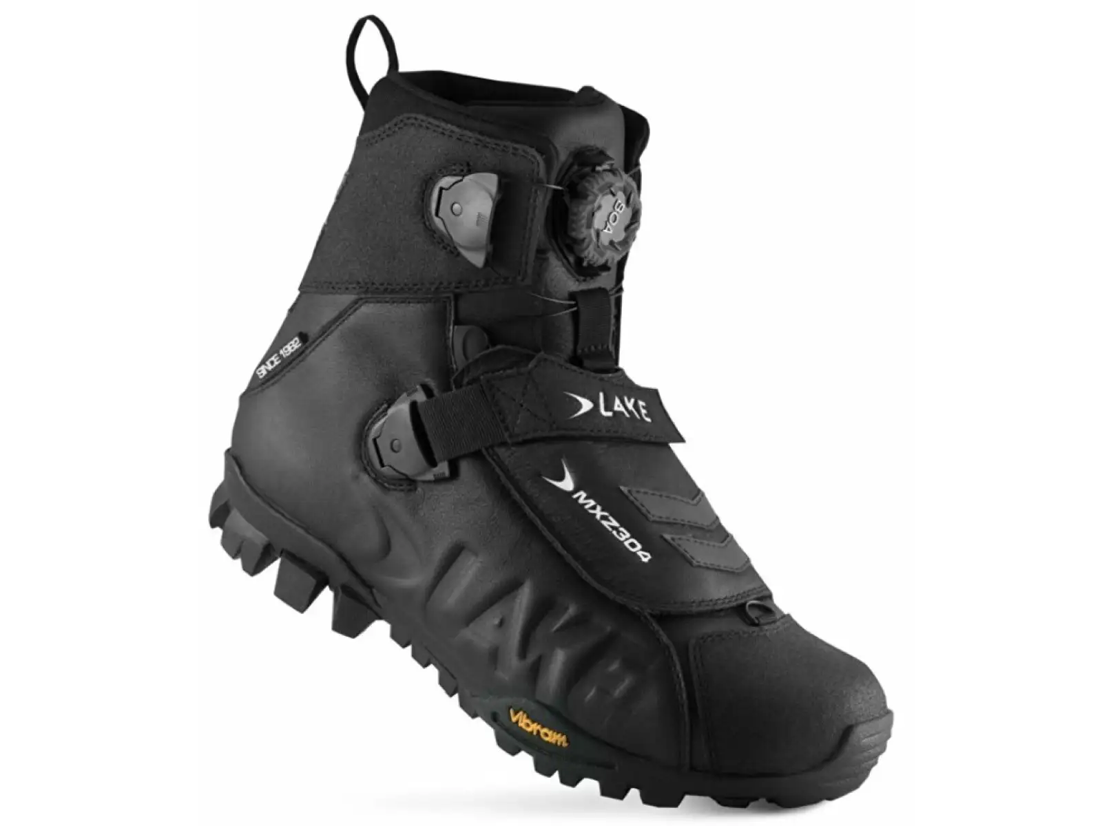 Lake MXZ304 Wide zimné MTB pánske tretry čierna