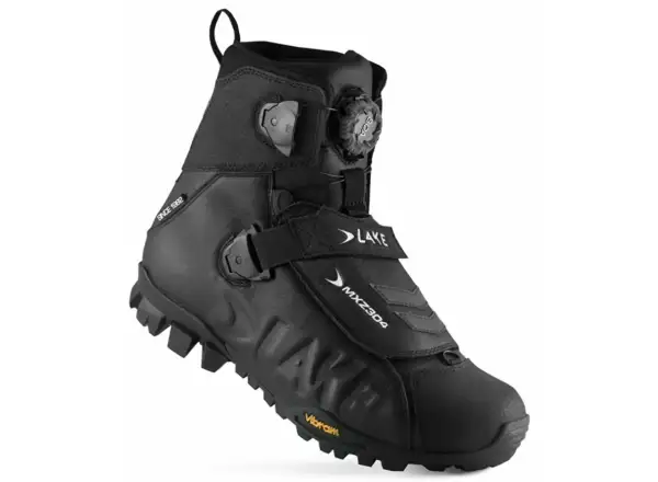 Lake MXZ304 Wide zimné MTB pánske tretry čierna