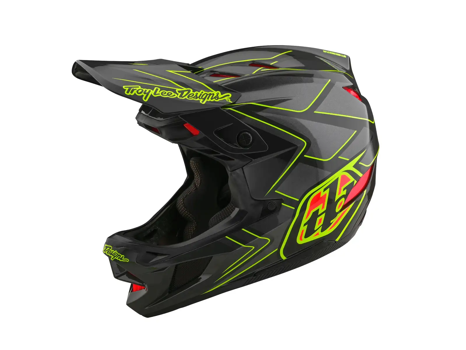 Troy Lee Designs D4 Composite Ghostwing prilba Gray
