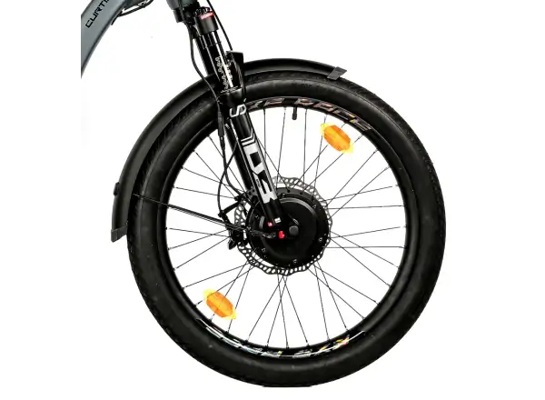 Leader Fox Curtis elektrobicykel trojkolka strieborná