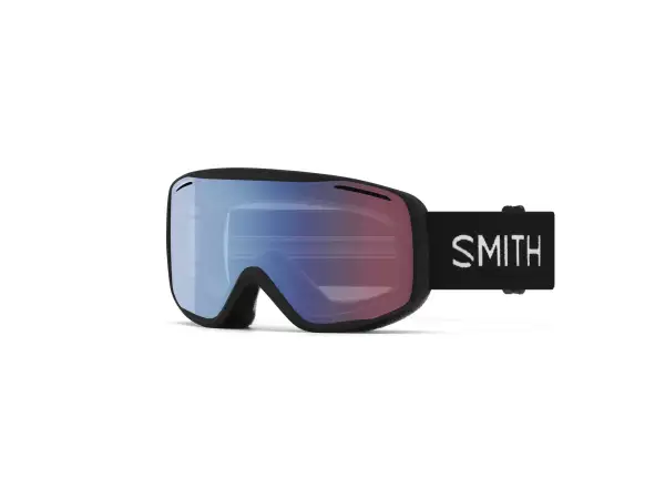Smith Rally lyžiarske okuliare Black / Blue Sensor Mirror