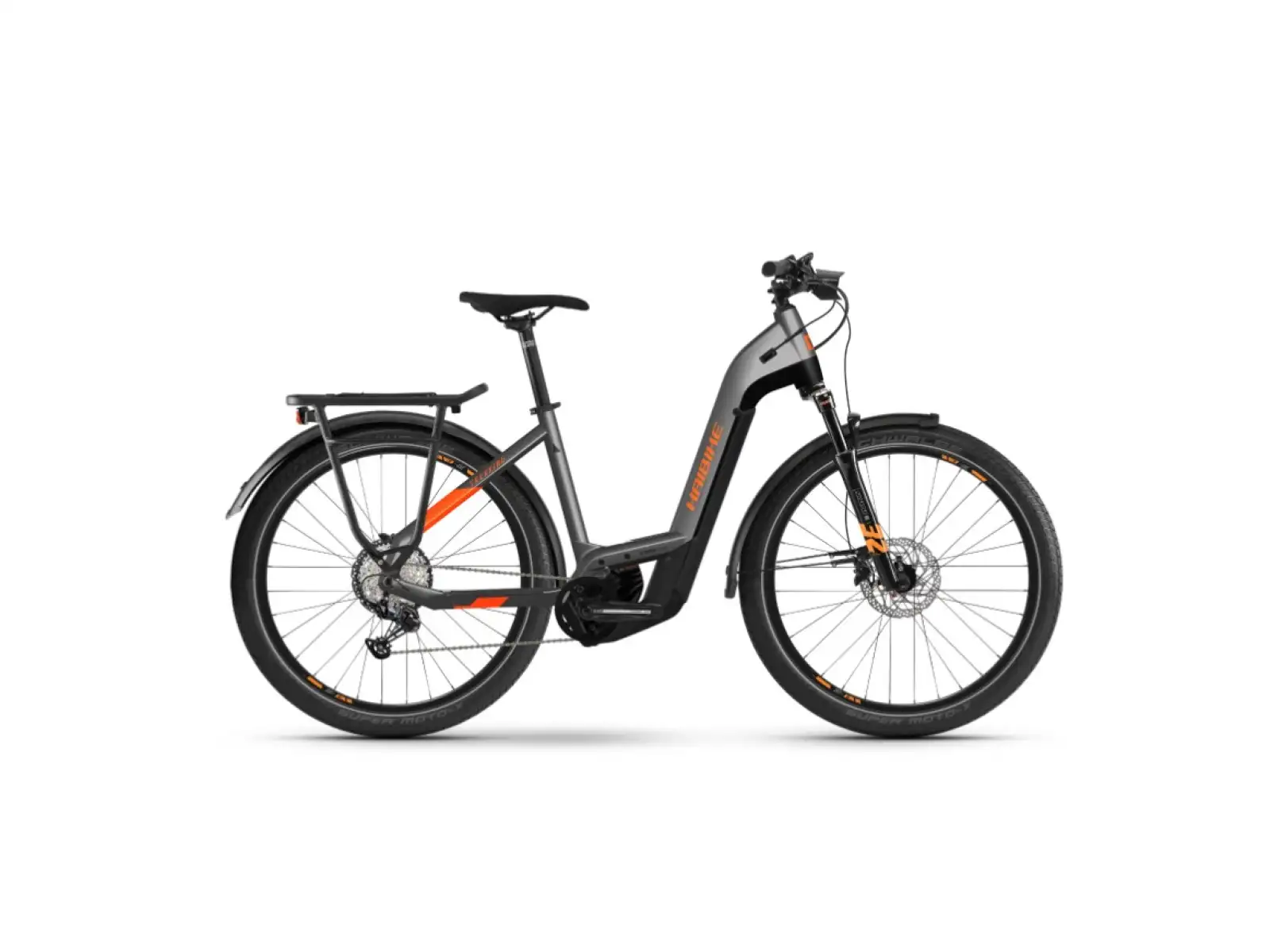 Haibike Trekking 10 Low trekingový e-bike Titan/Lava matný
