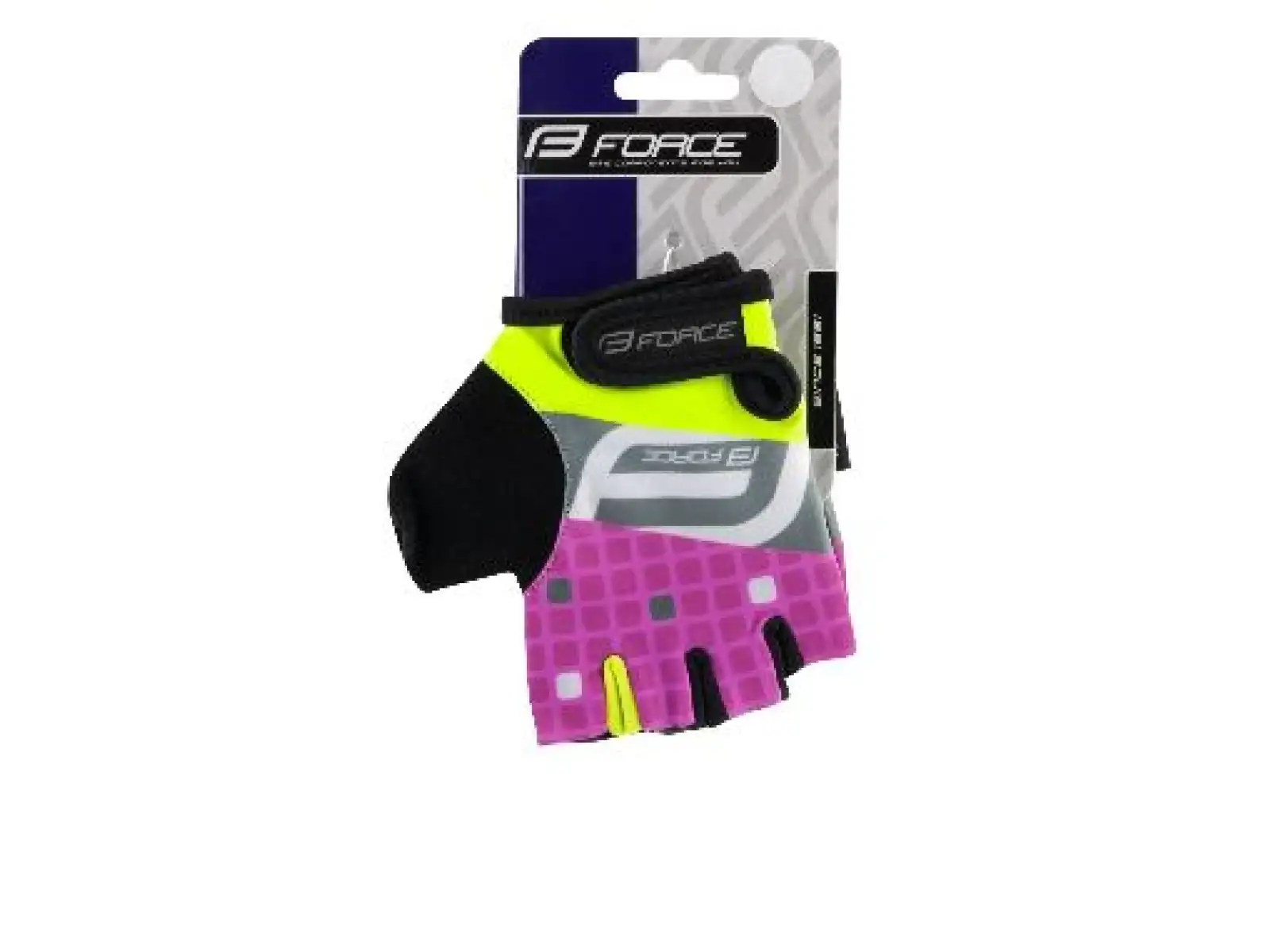 Detské rukavice Force Square fluo/ružové