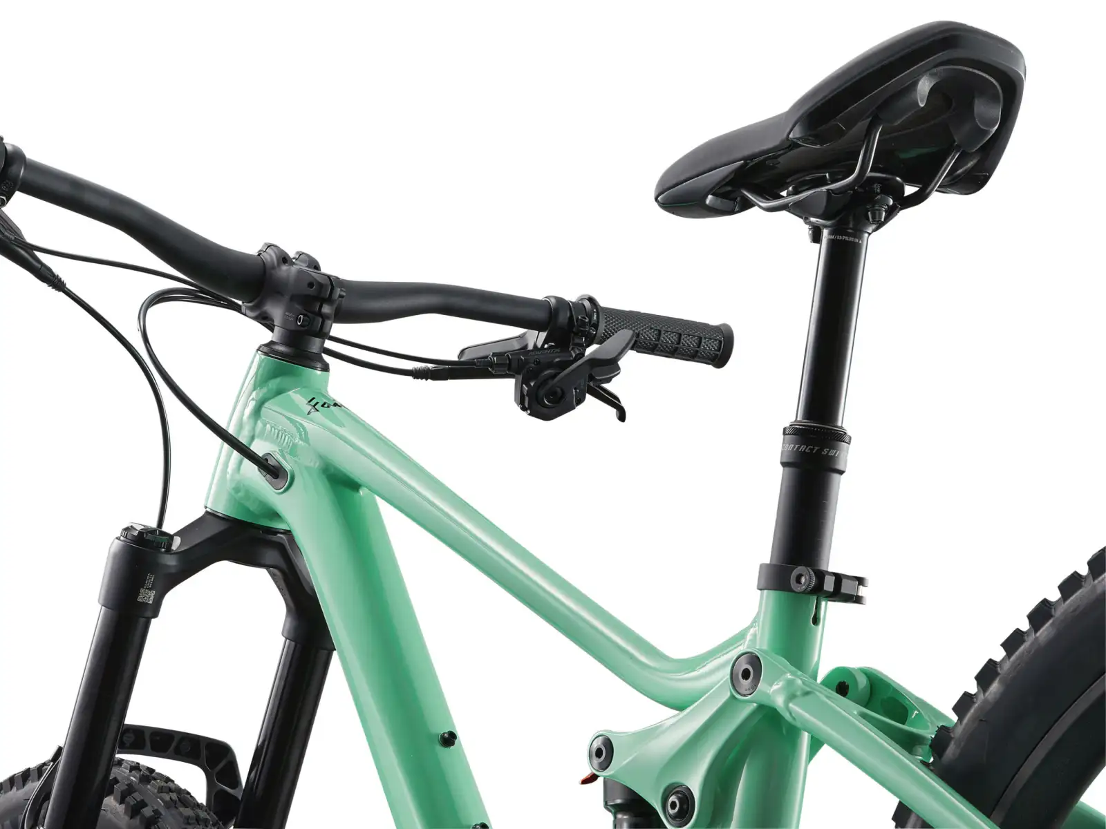 Liv Faith 24 detský celoodpružený bicykel Neo Mint