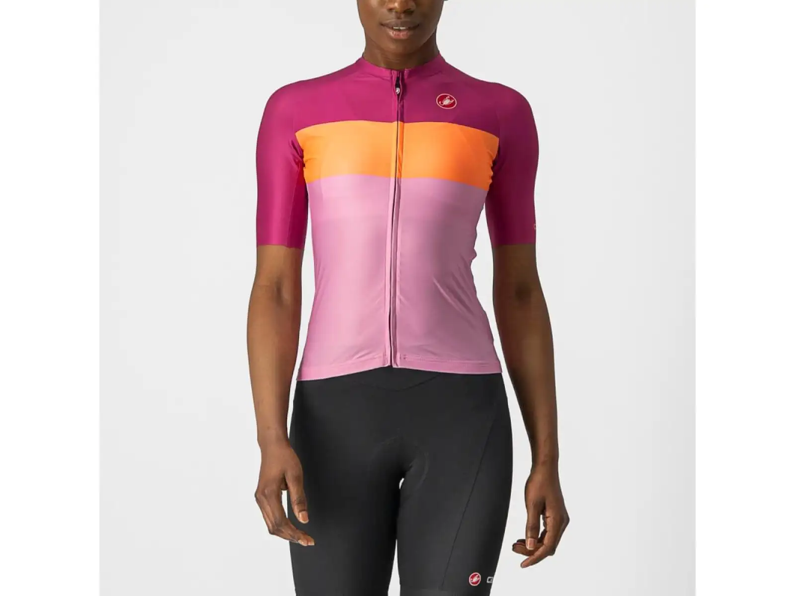 Castelli Aero Pro W dámsky dres krátky rukáv ružová/coral flash
