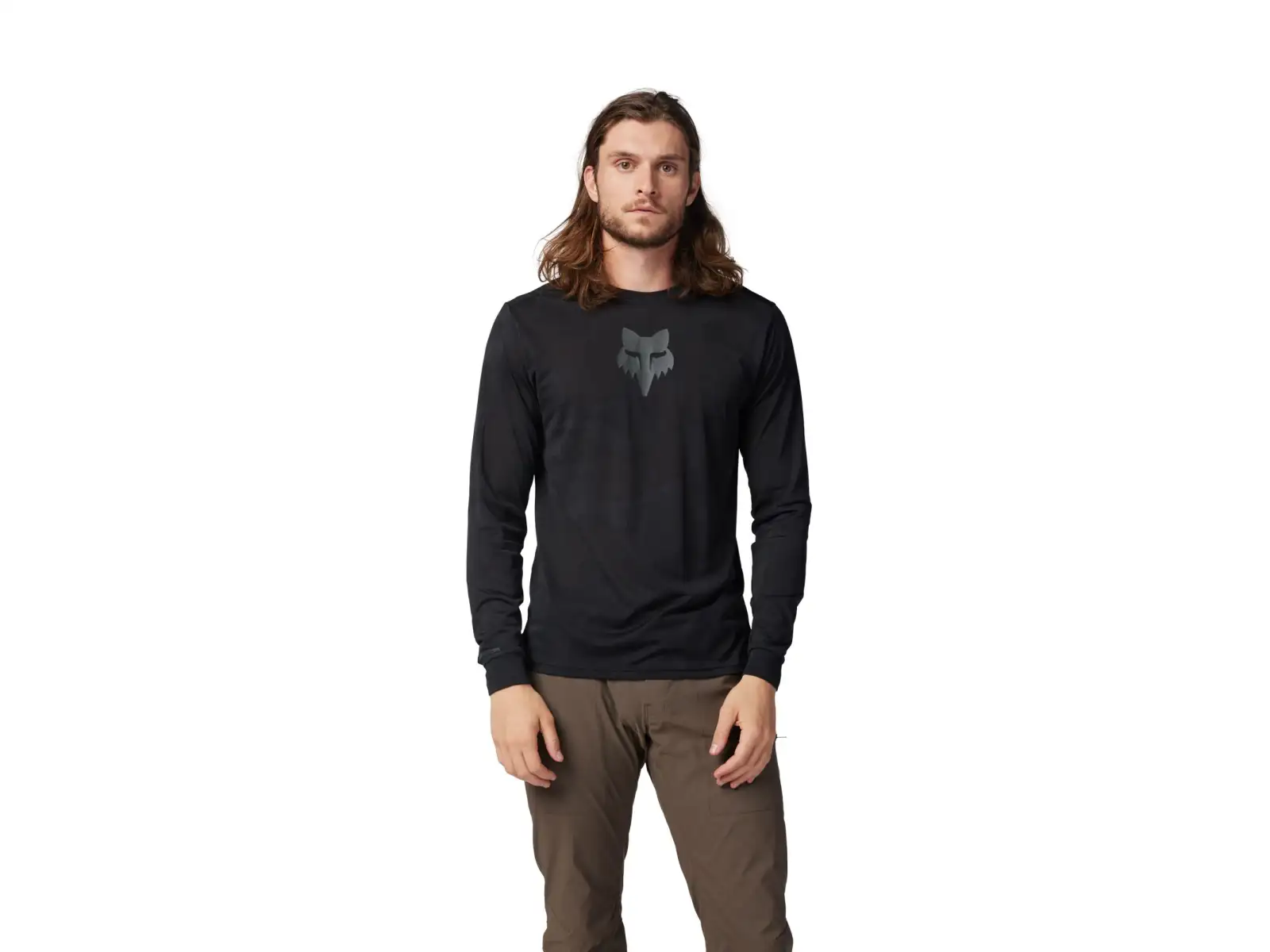 Fox Ranger TruDri pánsky dres dlhý rukáv Black