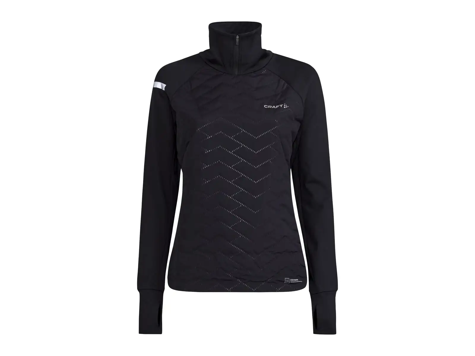 Craft ADV SubZ Sweater dámska bežecká bunda čierna