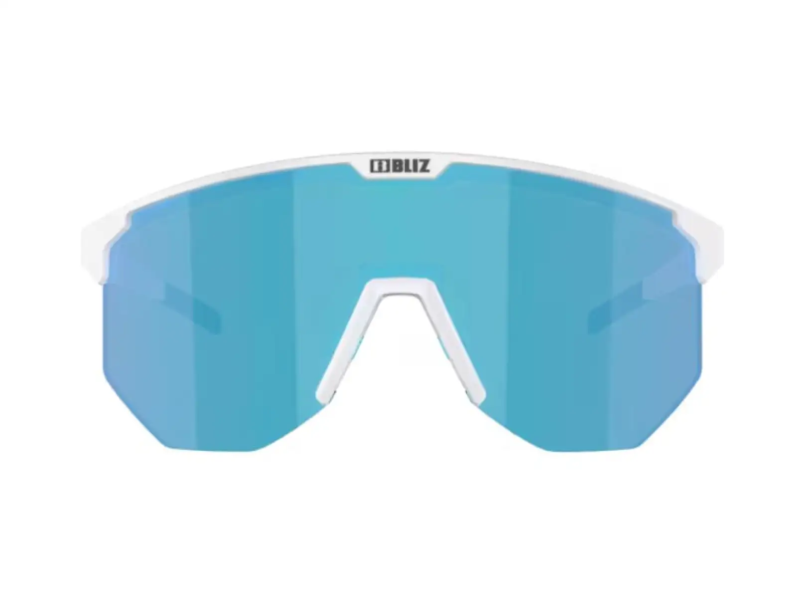 Bliz Hero Small Glasses White/Brown Blue