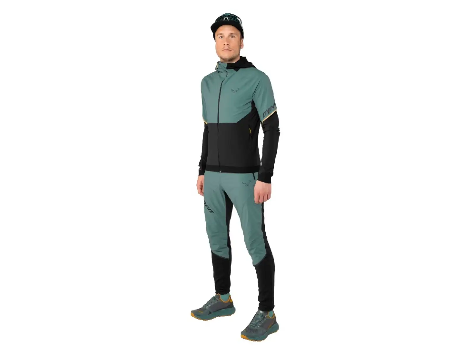Dynafit Alpine Hybrid bežecká bunda pánska Atlantic
