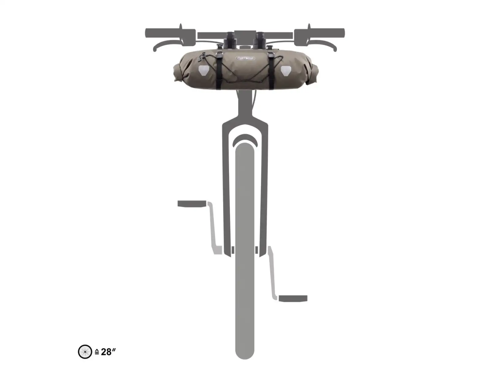 Ortlieb Handlebar-Pack taška na riadidlá 15 l Dark Sand