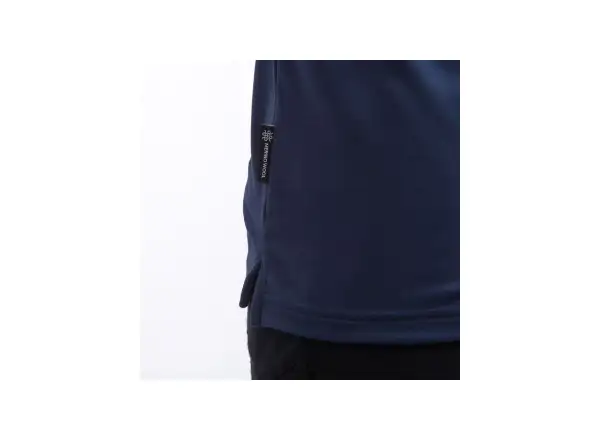 Sensor Merino Blend Moon pánske tričko krátky rukáv Deep Blue