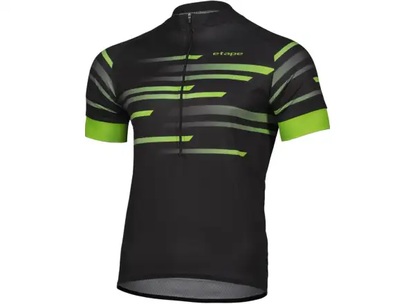 Etape Energy pánsky dres s krátkym rukávom black/green