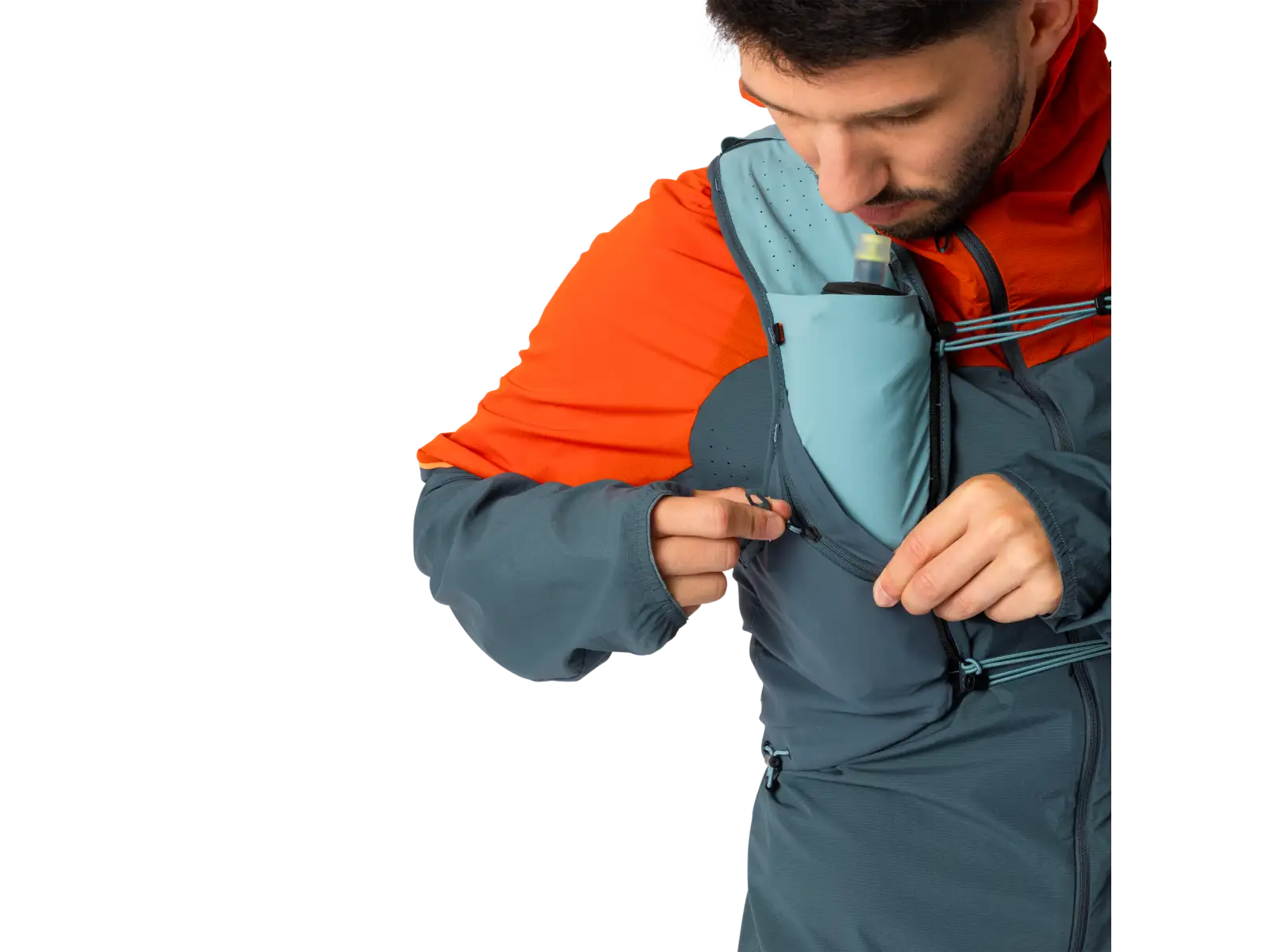 Dynafit Alpine 15 l bežecká vesta Smoke Blue/Cinder
