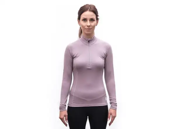 Sensor Merino DF dámske tričko dlhý rukáv Mystic Violet