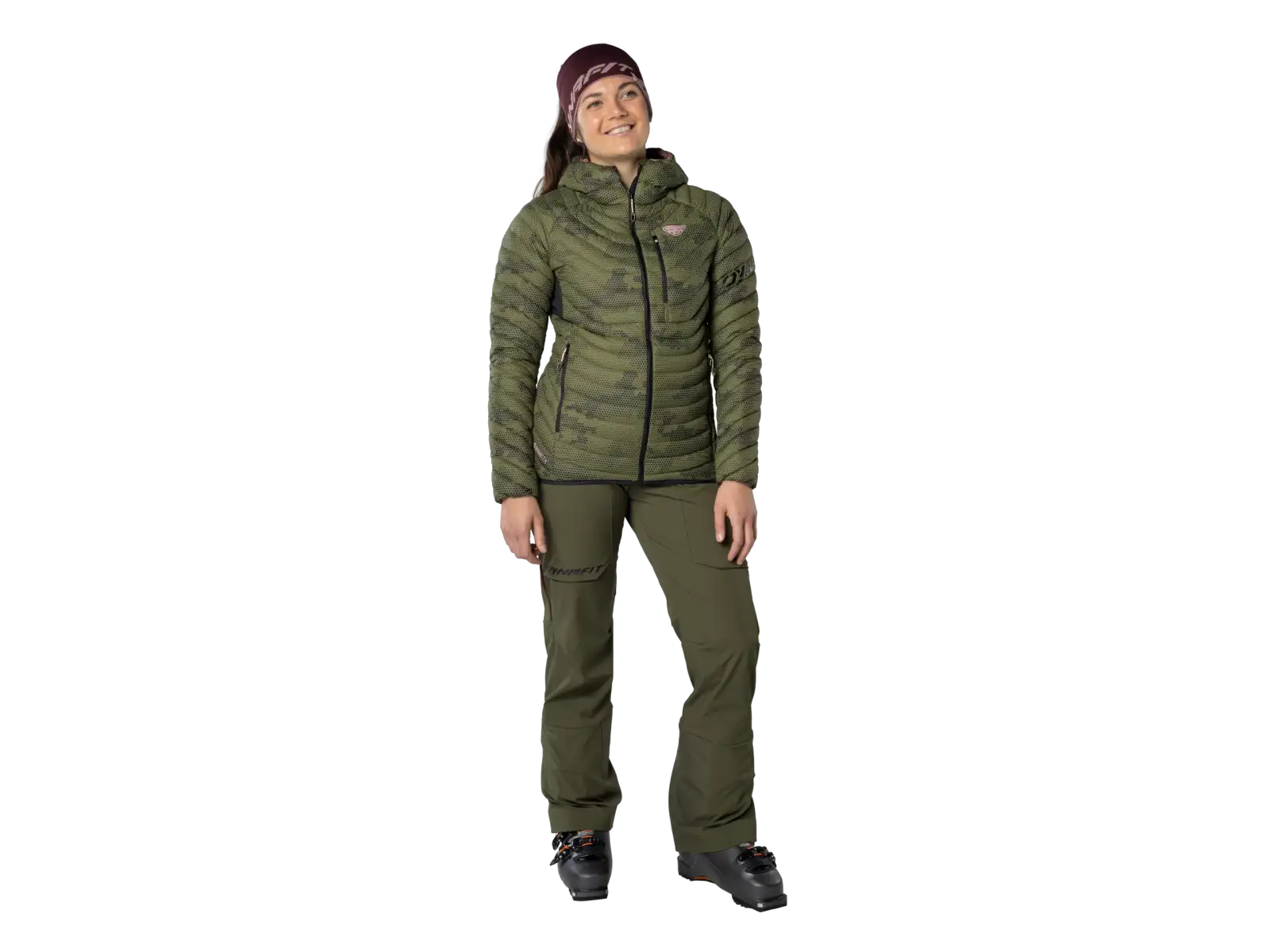 Dynafit Radical Capulet Dámska páperová bunda Olive Camo