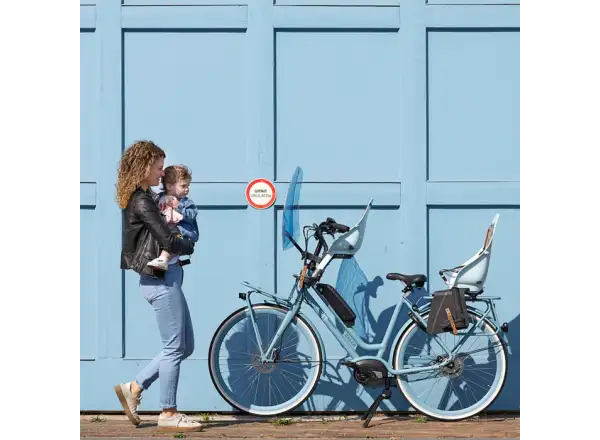 Urban Iki zadná sedačka s adaptérom a nosičom na rám SET Aotake Light Blue/White