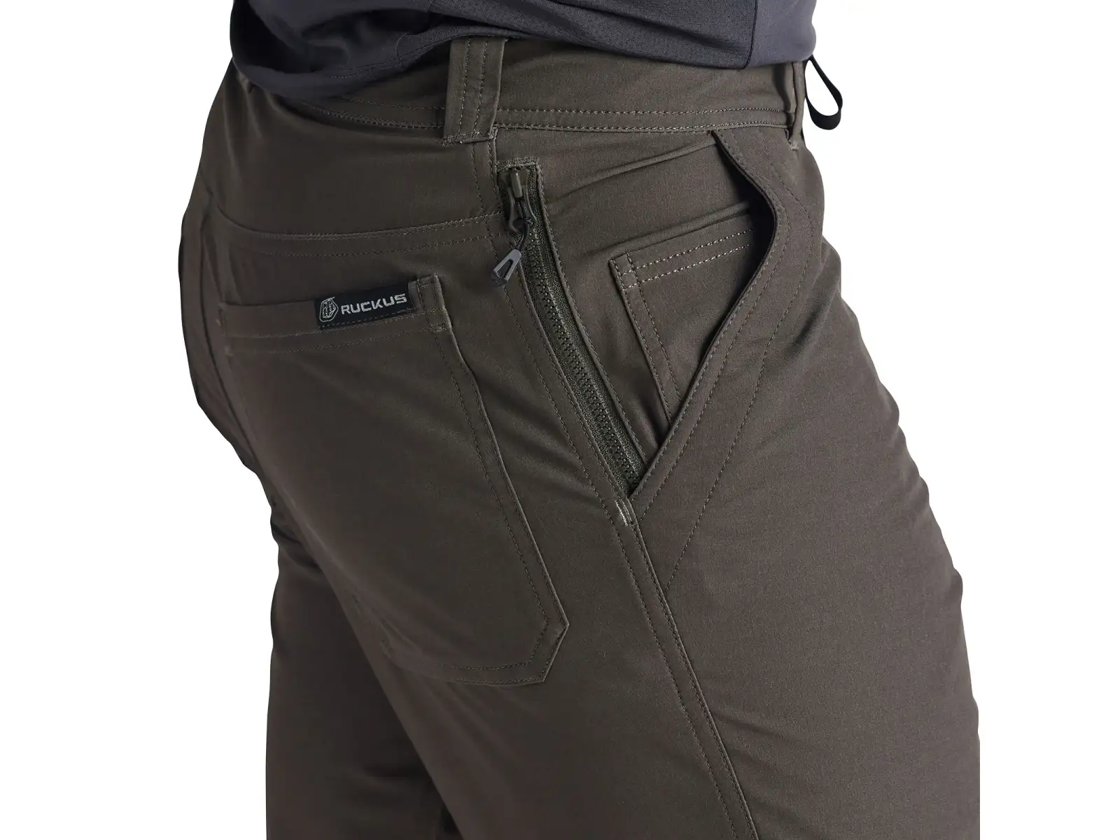 Troy Lee Designs Ruckus Long Travel Pánske nohavice Mono Dark Pine